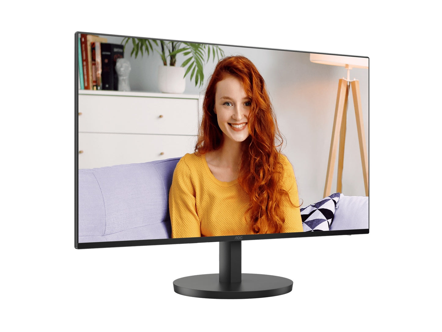 AOC 27' IPS, 120Hz, 250cd/m2,  Full HD 1920 ×1080  2w Speakers, 3-Way Frameless