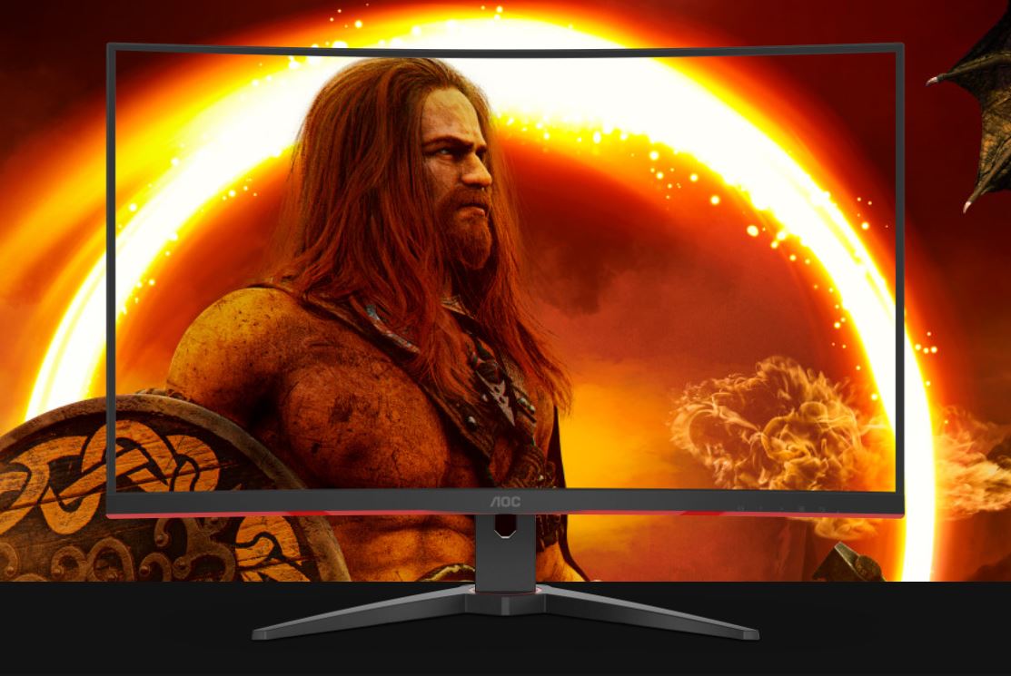 AOC 32" Curved 240Hz 0.5ms FHD Gaming Monitor with FreeSync Premium
