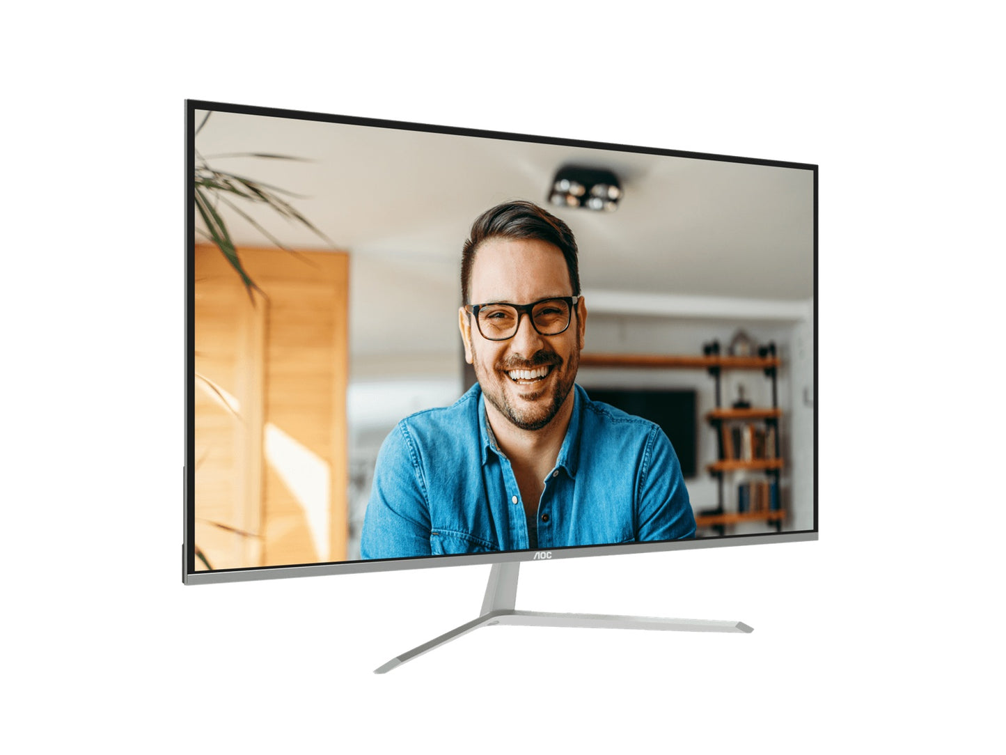 AOC 31.5' 4K Monitor â€“ UHD 3840Ã—2160 @60Hz, VA panel, 4ms GtG, 124% sRGB, DP 1.4, HDMI 2.0, 1.07B colors, Delta E<2, tilt adjustable (LS)