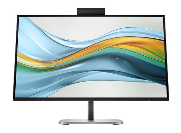 HP Series 5 Pro 27' 100Hz QHD IPS Monitor 2.5K 2560x1440 16:9 5ms Height Adjustable Tilt Swivel Pivot 2xDP HDMI 1xUSB-C (100W PD) Webcam LAN SPK VESA