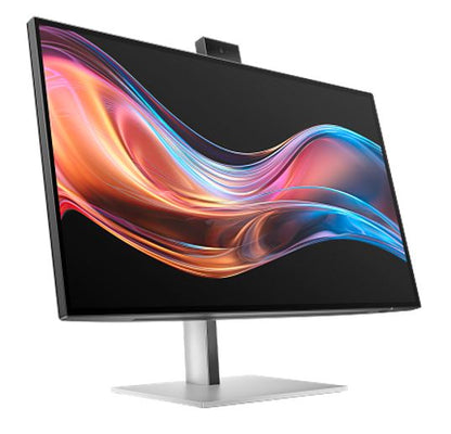 HP Series 7 Pro 727PM 27' 4K UHD Thunderbolt IPS Conferencing Monitor 3840x2160 16:9 5ms Height Adjust Tilt Swivel Pivot Webcam Speakers USB-C VESA