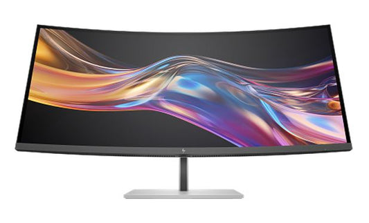HP Series 7 Pro 738PU 38' Curved 4K WQHD Thunderbolt IPS Monitor 3840x1600 21:9 5ms Height Adjust Tilt Swivel Pivot HDMI DP USB-C VESA 3yrs