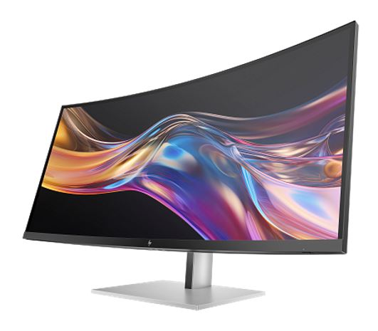 HP Series 7 Pro 738PU 38' Curved 4K WQHD Thunderbolt IPS Monitor 3840x1600 21:9 5ms Height Adjust Tilt Swivel Pivot HDMI DP USB-C VESA 3yrs