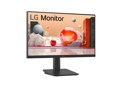 LG 24' IPS Full HD monitor with USB-C â€“ 23.8' FHD IPS, 100Hz, 5ms, 250 nits, 16:9, NTSC 72%, 3-side borderless, USB-C 65W PD, Height/Tilt adj