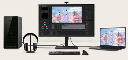 LG 27' IPS FHD 1920 x 1080, USB Type-C™ (PD 65W) 100Hz 5ms, AMD FreeSync 16:9