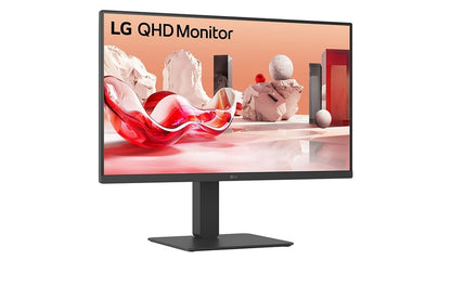 LG 27' 27BA65QB-B.AAU, QHD IPS, 100Hz, HDR10, USB-C PD 65W, Daisy Chain, RJ45, KVM, 4Ã—USB, DP/HDMI, adj. stand, 350nits, sRGB 99%, 5ms, VESA
