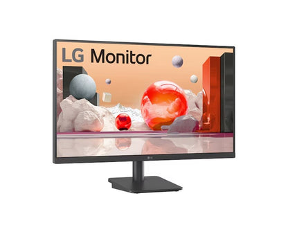 LG 27' IPS Full HD Monitor with 100Hz refresh rate, USB-C (65W PD), 3-side borderless design, Reader Mode, Flicker Safe, and tilt-adjustable stand