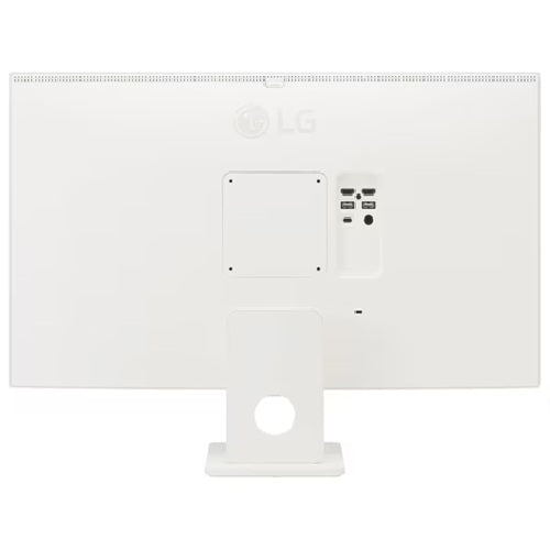 LG 27' 4K UHD IPS Smart Monitor: 3840Ã—2160  (4K UHD), 5â€¯ms response time, 60Hz refresh, ~400â€‘nit brightness, USBâ€‘C / HDR400, height/tilt pivot stand