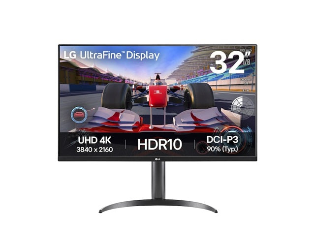 LG 31.5' 32UR550K-B UltraFine 4K HDR monitor 3840 x 2160