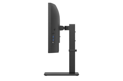 LG 34' UltraWide QHD Curved IPS Monitor with HDR10, sRGB 99%, USB-C PD 90W, RJ45, built-in speakers, and tilt/height/swivel adjustable stand