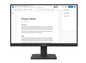 LENOVO ThinkVision S22-4E 21.5' FHD IPS Monitor 1920x1080 100Hz 16:9 4ms Anti-Glare Titl VGA HDMI VESA 3yr wty Black