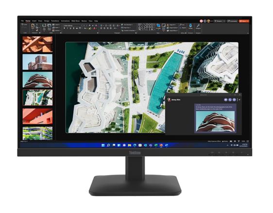 LENOVO ThinkVision S27-4E 27' FHD IPS Monitor 1920x1080 16:9 4ms 100Hz 300 cd/mÂ² Anti-glare Tilt VGA HDMI VESA 3yr WTY Black
