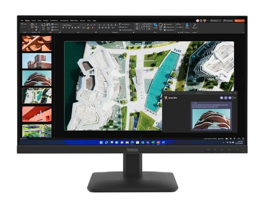 LENOVO ThinkVision S27-4E 27' FHD IPS Monitor 1920x1080 16:9 4ms 100Hz 300 cd/mÂ² Anti-glare Tilt VGA HDMI VESA 3yr WTY Black