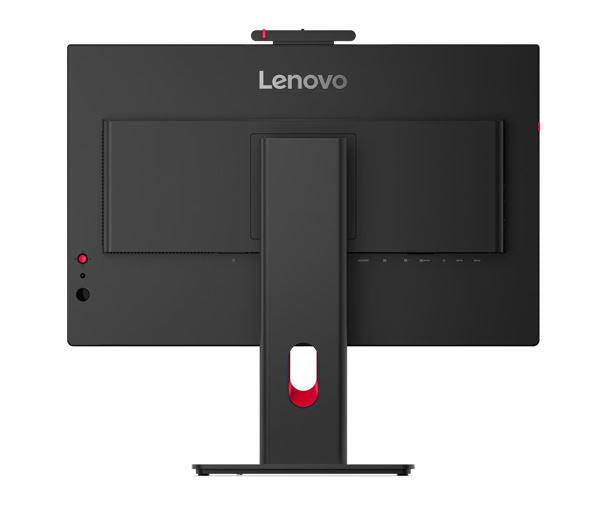 LENOVO ThinkVision T24D-4V 23.8'24' FHD IPS Monitor 1920x1080 16:9 Height Adjustable Tilt Swivel Pivot DP HDMI USB-C hub LAN Hub built-in Webcam Speak