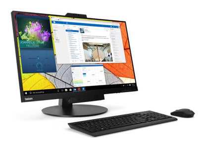 LENOVO ThinkCentre Tiny-in-One 27' 60Hz QHD Monitor 2560x1440 16:9 14ms Height Adjust Tilt Swivel Pivot HDMI DP USB3.1 Webcam Mic VESA Black 3YR