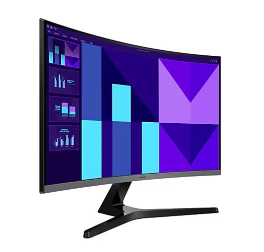 Samsung 27' S39GD FHD 1800R Curved Monitor 1920X1080 16:9 VA 100Hz 4ms 250cd/m2 D-Sub HDMI Tilt VESA Headphone Eye Saver Mode Black 3YR WTY