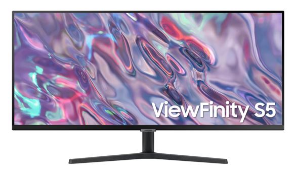 Samsung 34' ViewFinity S50GC UWQHD Ultra-Wide 3000:1 100Hz 3440x1440 21:9 5ms 250 cd/ãŽ¡ HDR10 VA DP 2xHDMI Headphone Tilt Adjustable VESA Black 3Y WTY