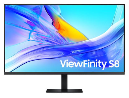 Samsung 37' ViewFinity S8 UHD 4K 3840x2160 HDR10 16:9 60Hz 5ms 350 cd/ãŽ¡ VA DP HDMI USB-C HUB LAN HAS Tilt Swivel VESA Gaming Monitor Black 3YR