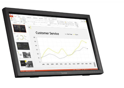 ViewSonic 24' TD2423 IR 10 Point Touch Advanced Ergonomics, Magnetic Pen Holder,