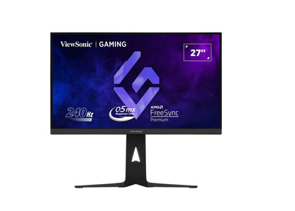 ViewSonic 27' 2K 2560x1440 IPS, 240hz, USB-C (DP ALT & 65W), HAS, 1ms, HDR10, Fr