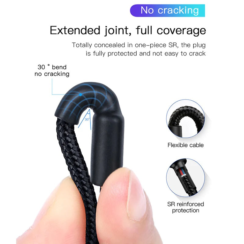 USP BoostUp Braided USB-C to USB-C Cable (1M) Black -3A Fast & Safe Charge,Strong & Durable,Samsung Galaxy,Apple iPhone,iPad,MacBook,Google,OPPO,Nokia