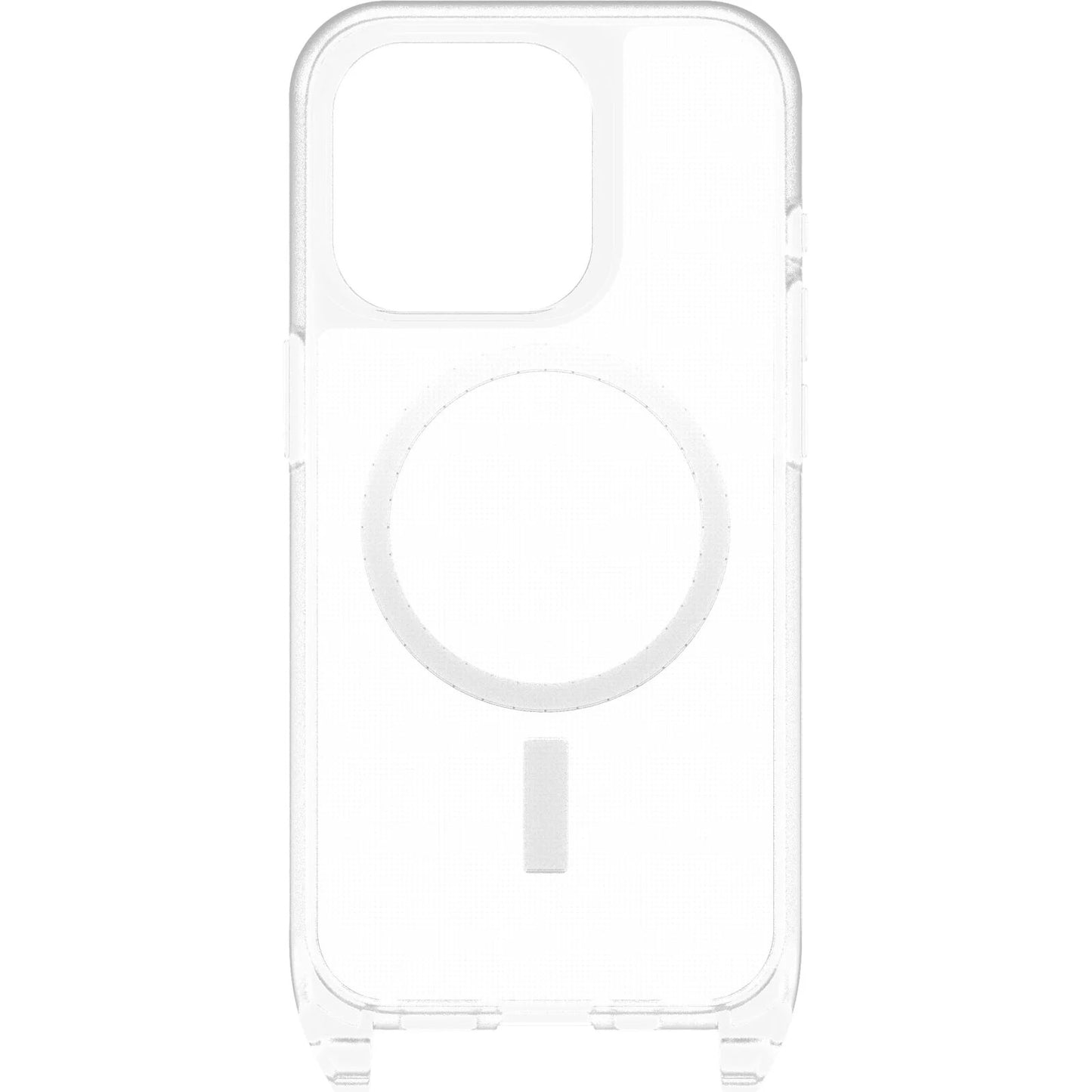 OtterBox React Necklace MagSafe Apple iPhone 15 Pro (6.1') Case Clear - (77-93573), DROP+ Military Standard,Detachable Nylon Rope,7 Years Warranty
