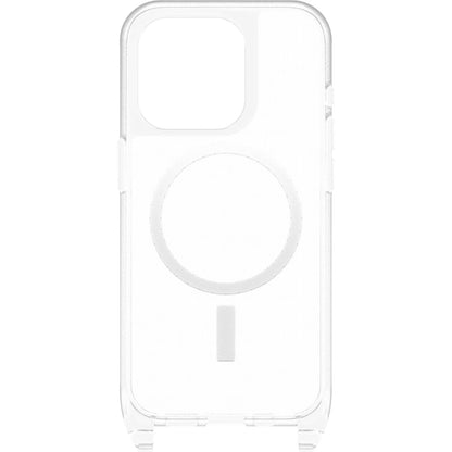OtterBox React Necklace MagSafe Apple iPhone 15 Pro (6.1') Case Clear - (77-93573), DROP+ Military Standard,Detachable Nylon Rope,7 Years Warranty