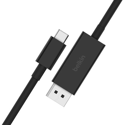Belkin Connect USB-C to DisplayPort 1.4 Cable 2M - Black (AVC014BT2MBK),32.40Gbp