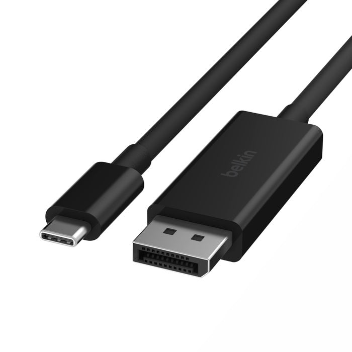 Belkin Connect USB-C to DisplayPort 1.4 Cable 2M - Black (AVC014BT2MBK),32.40Gbp