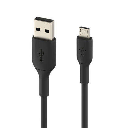 Belkin BoostCharge USB-A to Micro-USB Cable (1M) - Black (CAB005bt1MBK),7.5W,480Mbps, 25K+ Bends,Compatible With Micro-USB Device.2 Years Warranty