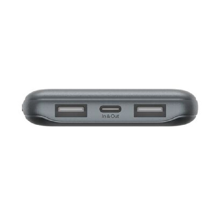 Belkin BoostCharge Power Bank 10K (3 Port) - Space Grey (BPB011btGY),2xUSB-A (12