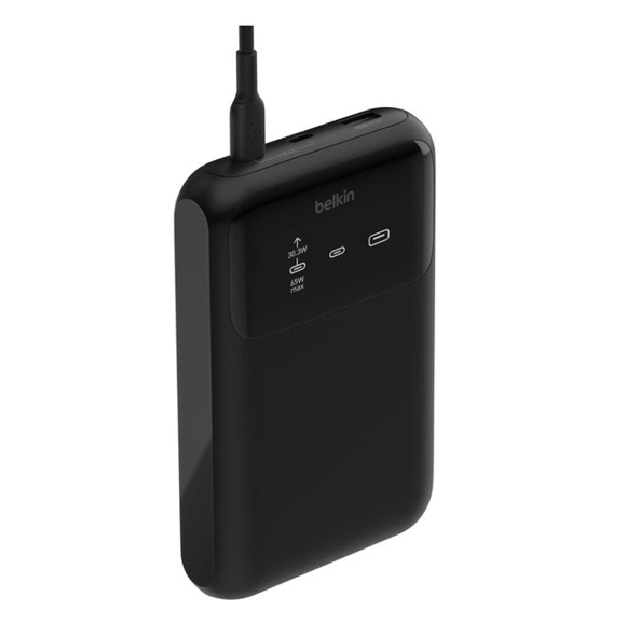 Belkin BoostCharge 20k 65W Laptop Power Bank + Cable - Black(BPB020BTBK),1xUSB-C