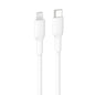 Belkin BoostCharge Lightning to USB-C Cable (1M) - White (CAA021FQ1MWH), 3A/15W, 480MBPS, 300K+ Bends, Apple iPhone, MFI-Certified, 2 Years Warranty