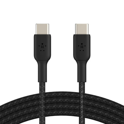 Belkin Boostcharge USB-C to USB-C Braided Cable 0.15M - White (CAB004bt0MWH), 60