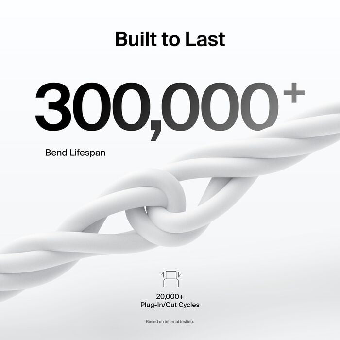 Belkin BoostCharge USB-C to USB-C Cable (1M) - White (CAB023fq1MWH), 3A/60W, 480Mbps, 300K+ Bends, Apple iPhone ,USB-IF Certified,2 Years Warranty