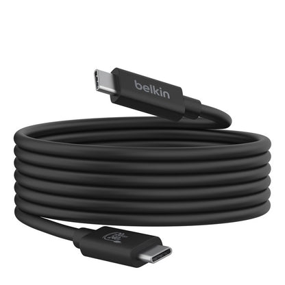 Belkin Connect USB4 Cable, 240W 20Gbps 2m, Black - (INZ004BT2MBK), Thunderbolt 4
