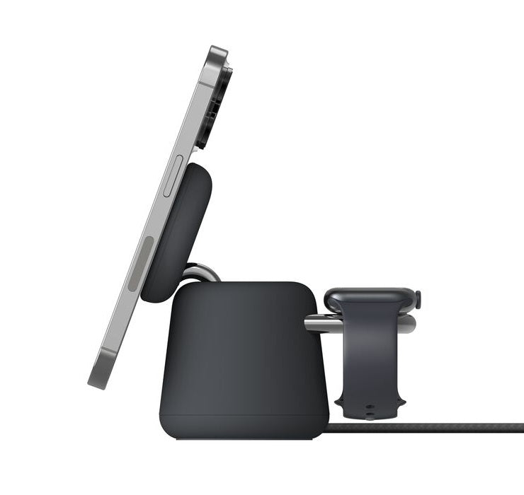 Belkin BoostCharge Pro 2-in-1 Wireless Qi2 Charging Dock + 30W USB-C PSU + USB-C Cable (1.5M) - Black (WIZ027auH36), 15W, CEW $2500, 2 Years Warranty