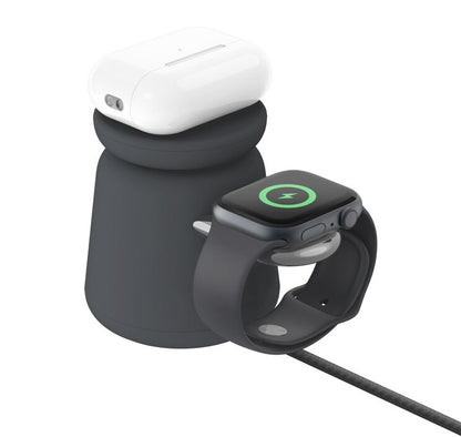 Belkin BoostCharge Pro 2-in-1 Wireless Qi2 Charging Dock + 30W USB-C PSU + USB-C Cable (1.5M) - Black (WIZ027auH36), 15W, CEW $2500, 2 Years Warranty