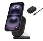 Belkin BoostCharge 2-in-1 Magnetic Foldable Qi2 Wireless Charger + 36W Wall Charger + USB-C Cable (1.5M) - Black (WIZ028auBK),15W, 2 Years Warranty