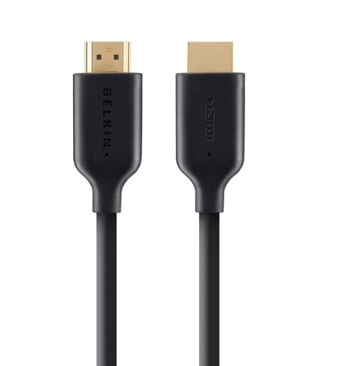 Belkin High Speed HDMI Cable with Ethernet 4K/Ultra HD Compatible (1M) - Black(F