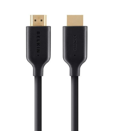 Belkin High Speed HDMI Cable with Ethernet 4K/Ultra HD Compatible (1M) - Black(F