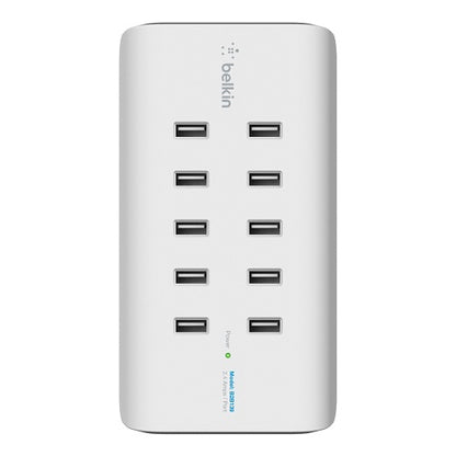 Belkin 10-Port USB Charging Station / Hub 10xUSB-A Ports(2.4Amps),Intelligent Ch