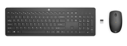 HP 230 Wireless Keyboard & Mouse Combo 12 function keys chiclet comfortable low