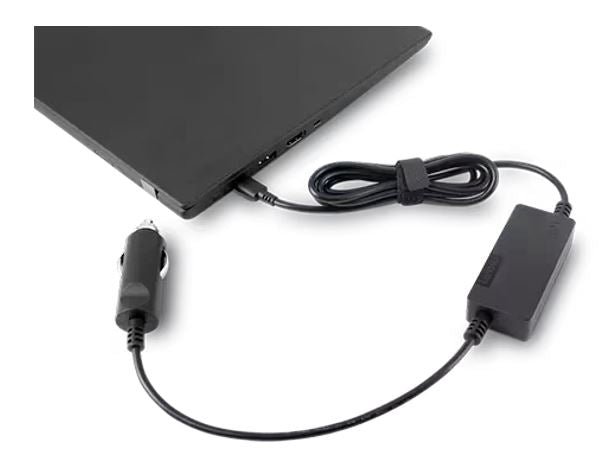 LENOVO 65W USB-C DC Travel Adapter Laptop Car Charger 1.8m Cable 140g Lightweight for Lenovo ThinkPad ThinkBook Notebook Tablet Mobile & USB-C Devices