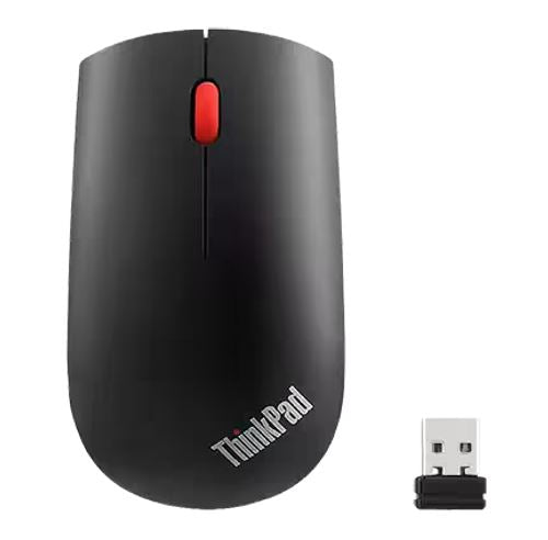 LENOVO ThinkPad Essentials Compact Wireless Mouse - 2.4 GHz Wireless via Nano US