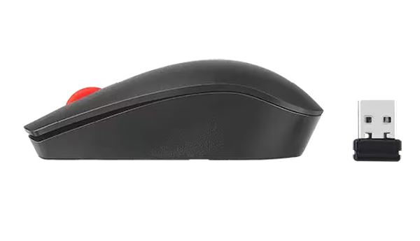 LENOVO ThinkPad Essentials Compact Wireless Mouse - 2.4 GHz Wireless via Nano US