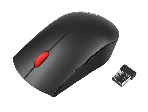 LENOVO ThinkPad Essentials Compact Wireless Mouse - 2.4 GHz Wireless via Nano US