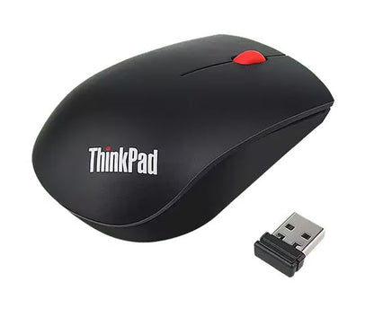 LENOVO ThinkPad Essentials Compact Wireless Mouse - 2.4 GHz Wireless via Nano US
