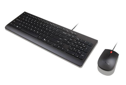 Lenovo Universal USB Keyboard Mouse Combo – Adjustable Tilt Leg Spill Resistan