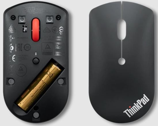 LENOVO ThinkPad Bluetooth Silent Mouse - Dual-Host Bluetooth 5.0 to Switch Betwe